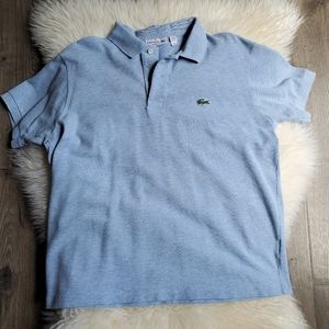 Mens Lacoste Shirt L Dusty Blue